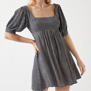 Kendall & Kylie Gingham Baby Doll Dress